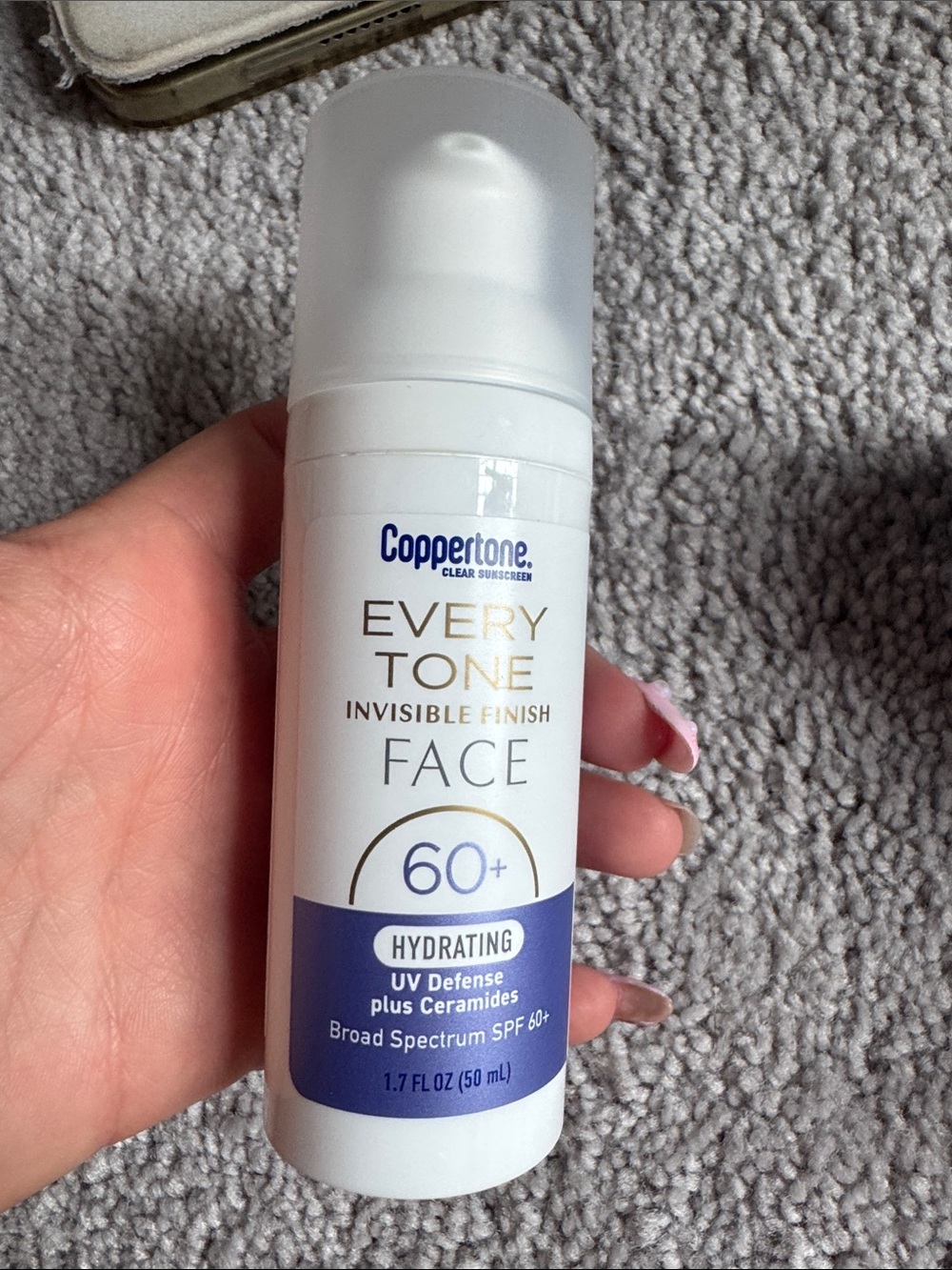 Coppertone Every Tone Invisible Finish Face Sunscreen SPF 60+ - White